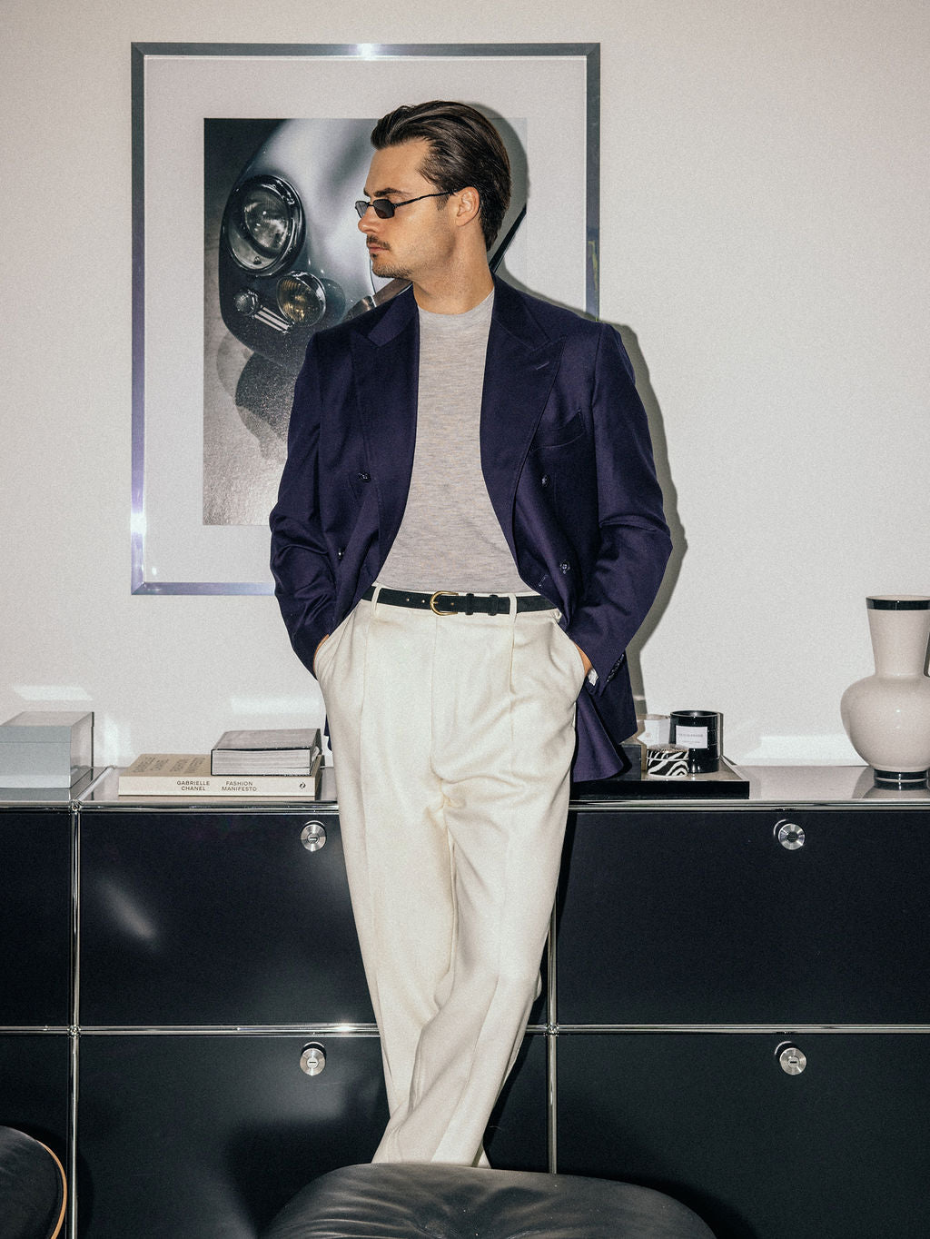 Double Breasted Jacket made of 100% Italian Wool