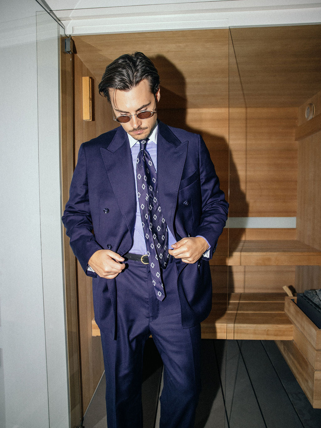 Double Breasted Jacket made of 100% Italian Wool