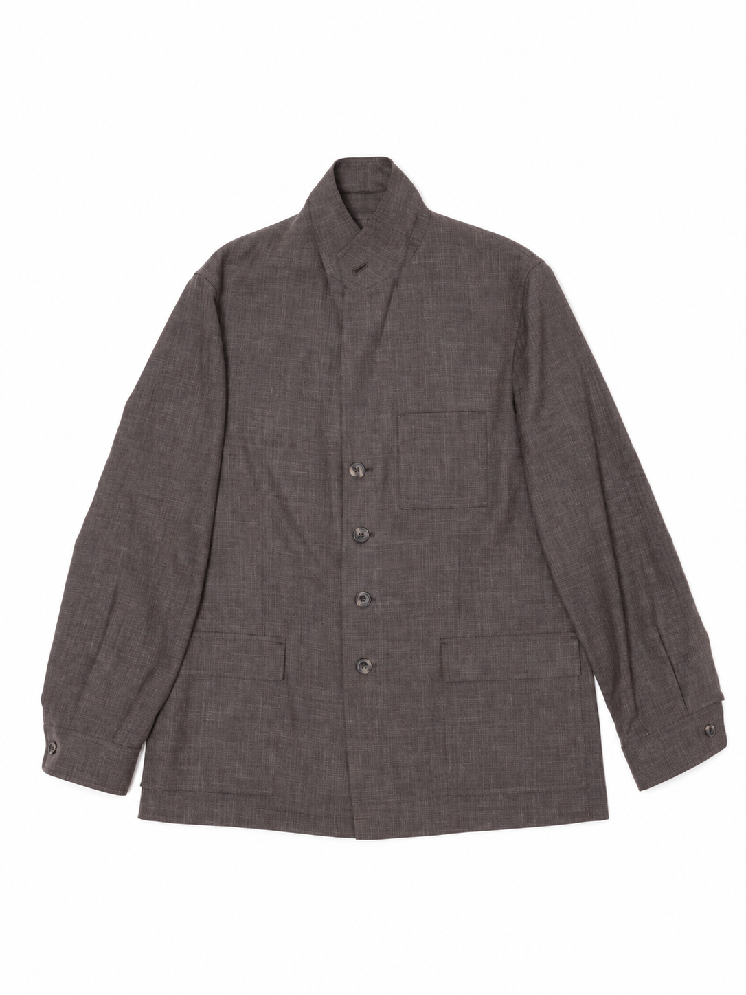 Teba Jacket Wool Silk Linen Loro Piana